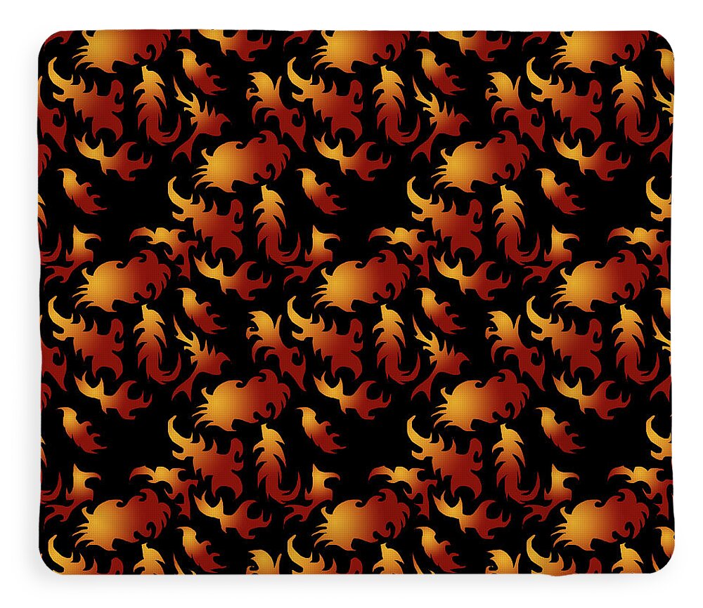 Abstract Flames - Blanket