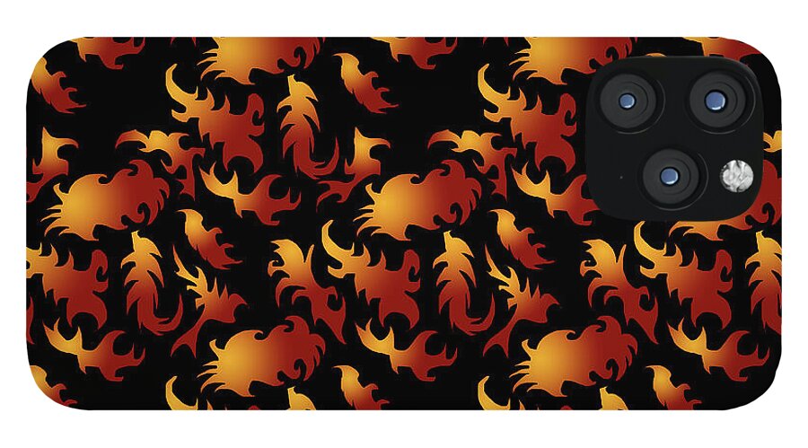 Abstract Flames - Phone Case