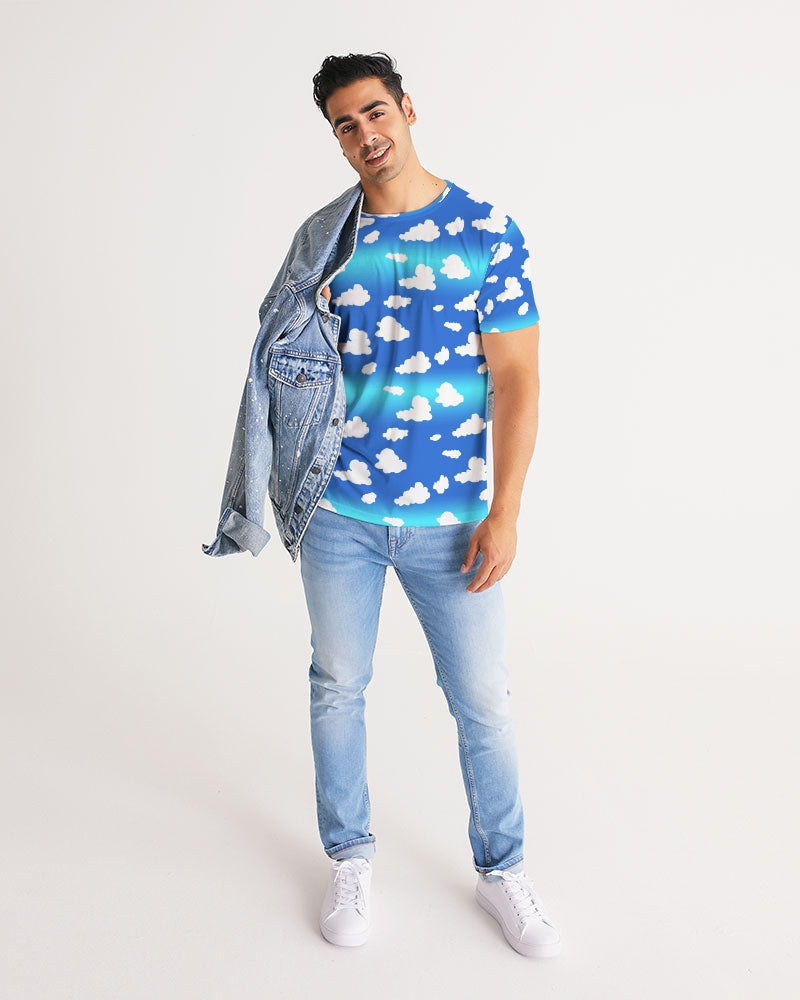 Clouds Pattern Men's All-Over Print Tee