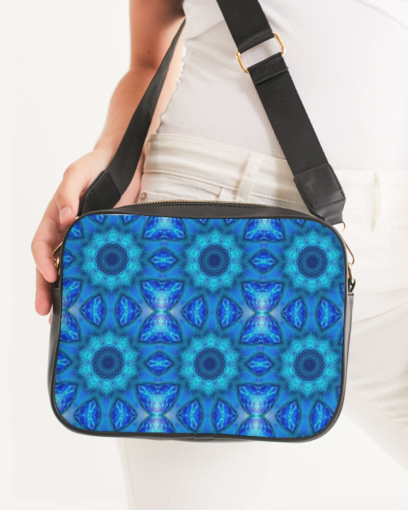 Blue Ocean Kaleidoscope Crossbody Bag