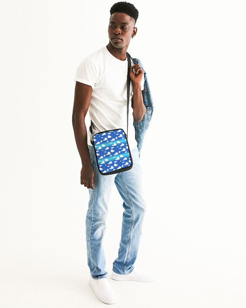 Clouds Pattern Messenger Pouch