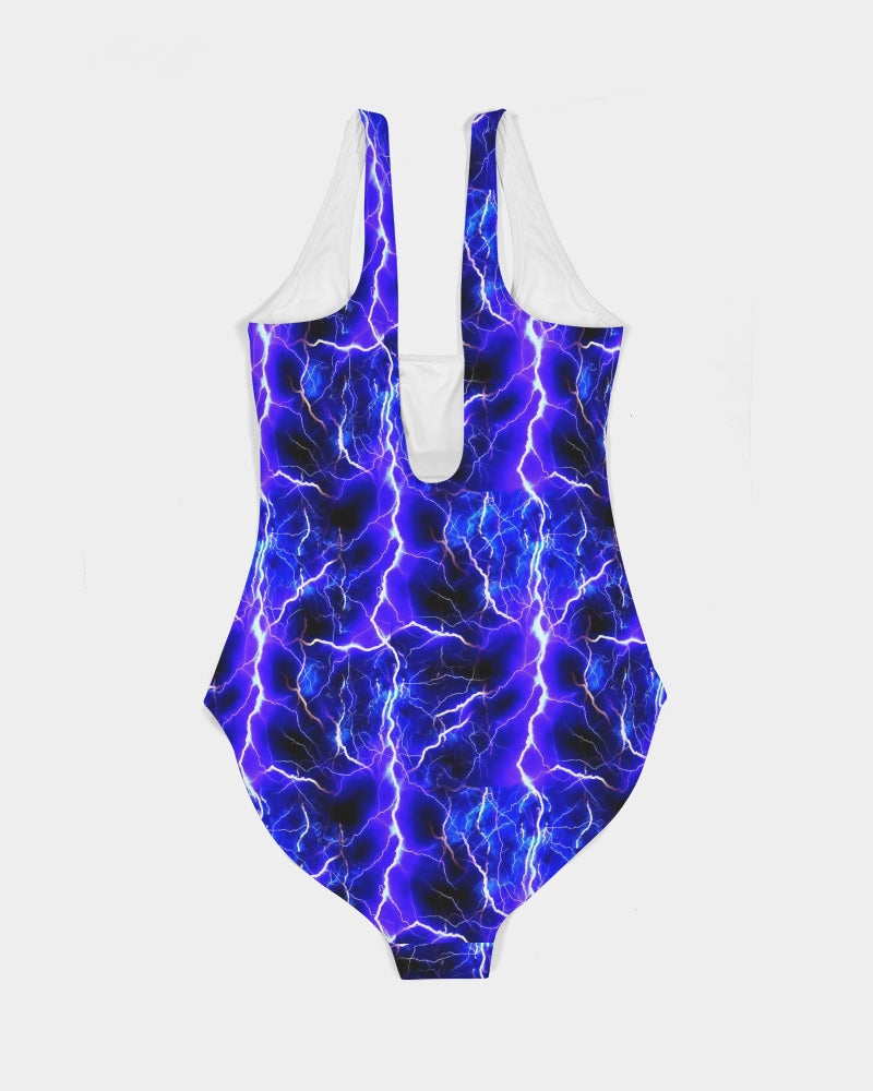 Blue Lightning Women's All-Over Print One-Piece Swimsuit