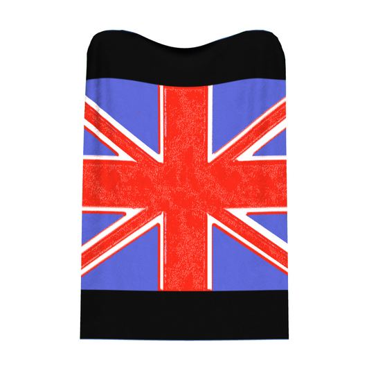 British Flag Knit Throw Blanket