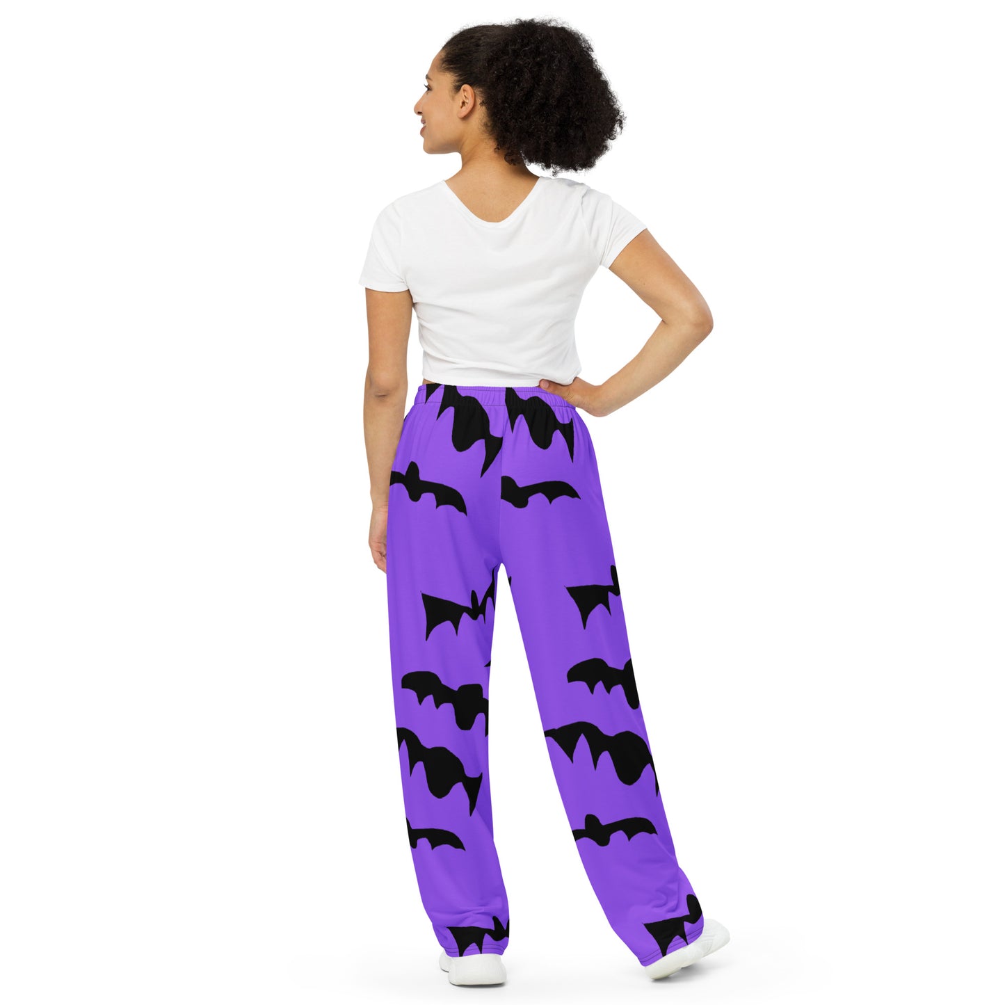 Bats Pattern All-over print unisex wide-leg pants