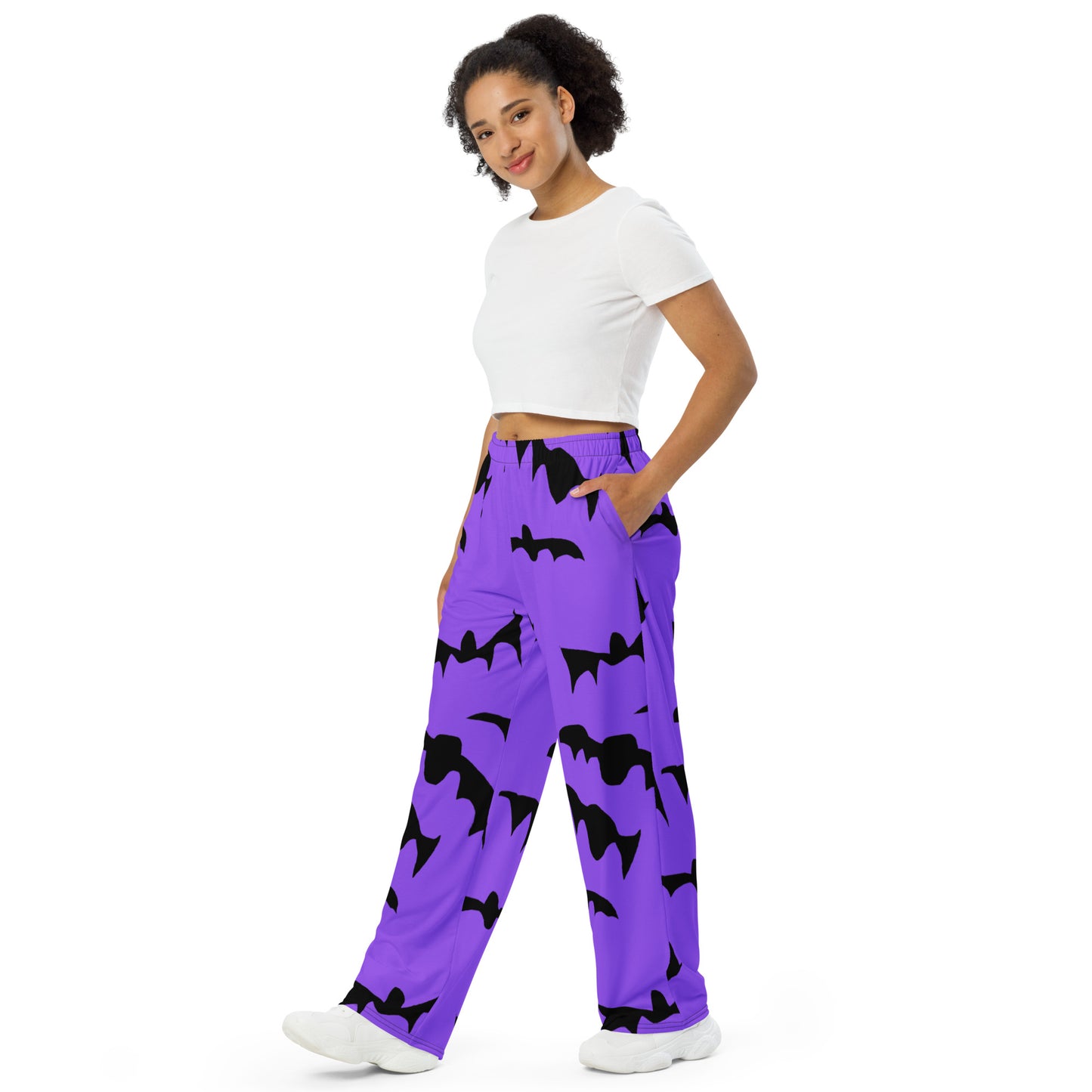 Bats Pattern All-over print unisex wide-leg pants