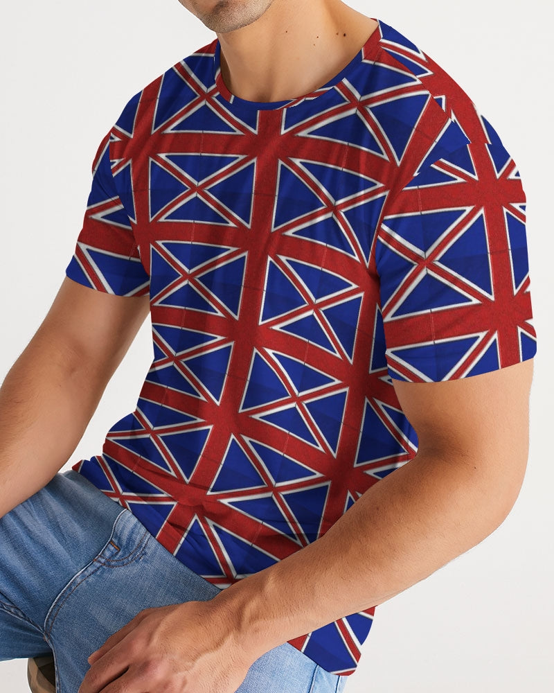 British Flag Pattern Men's All-Over Print Tee