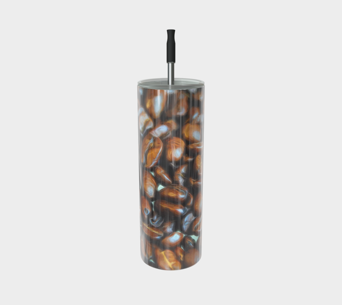 Coffee Beans Stainless Steel Tumbler