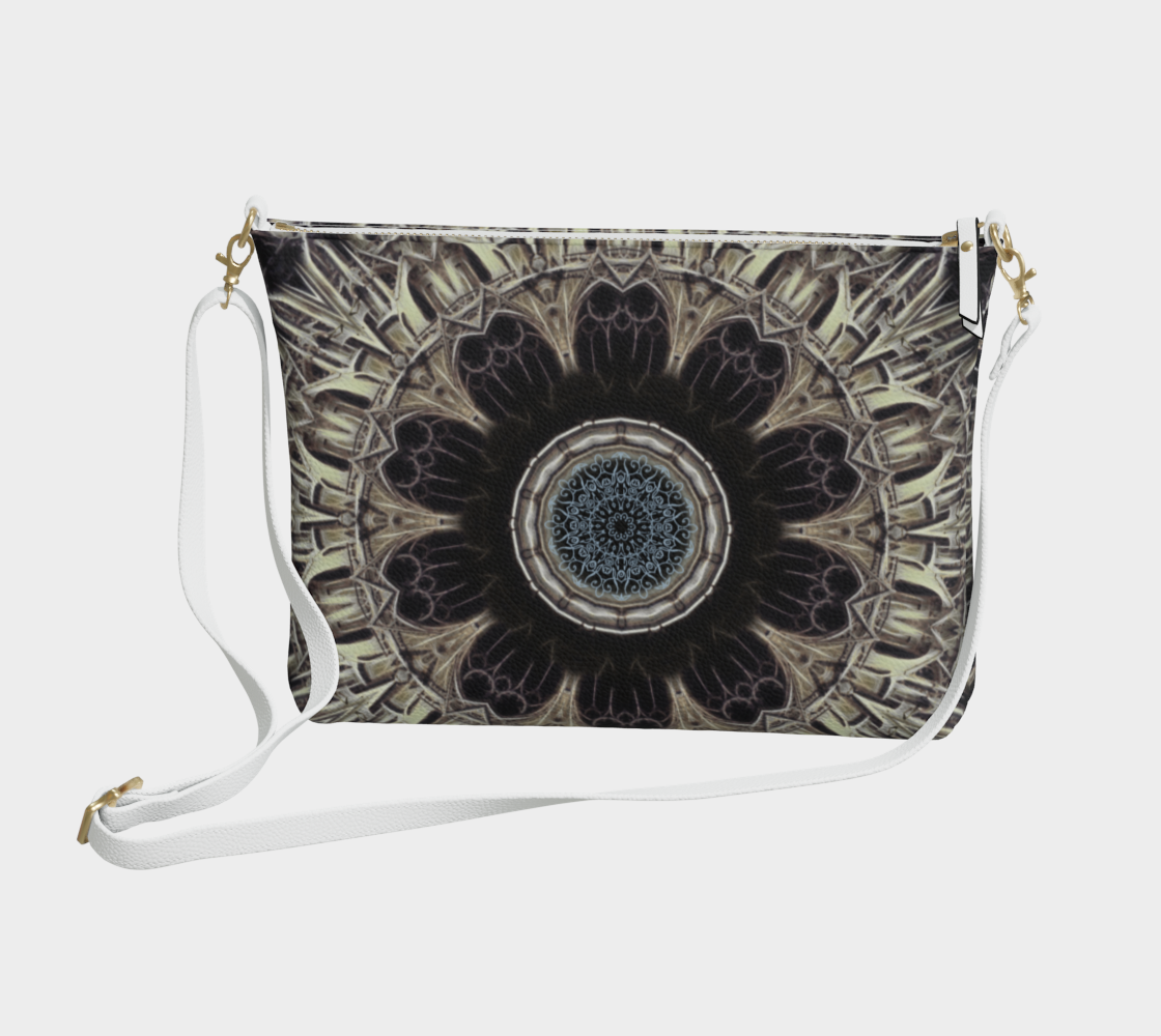 Cathedral Kaleidoscope Vegan Crossbody Purse