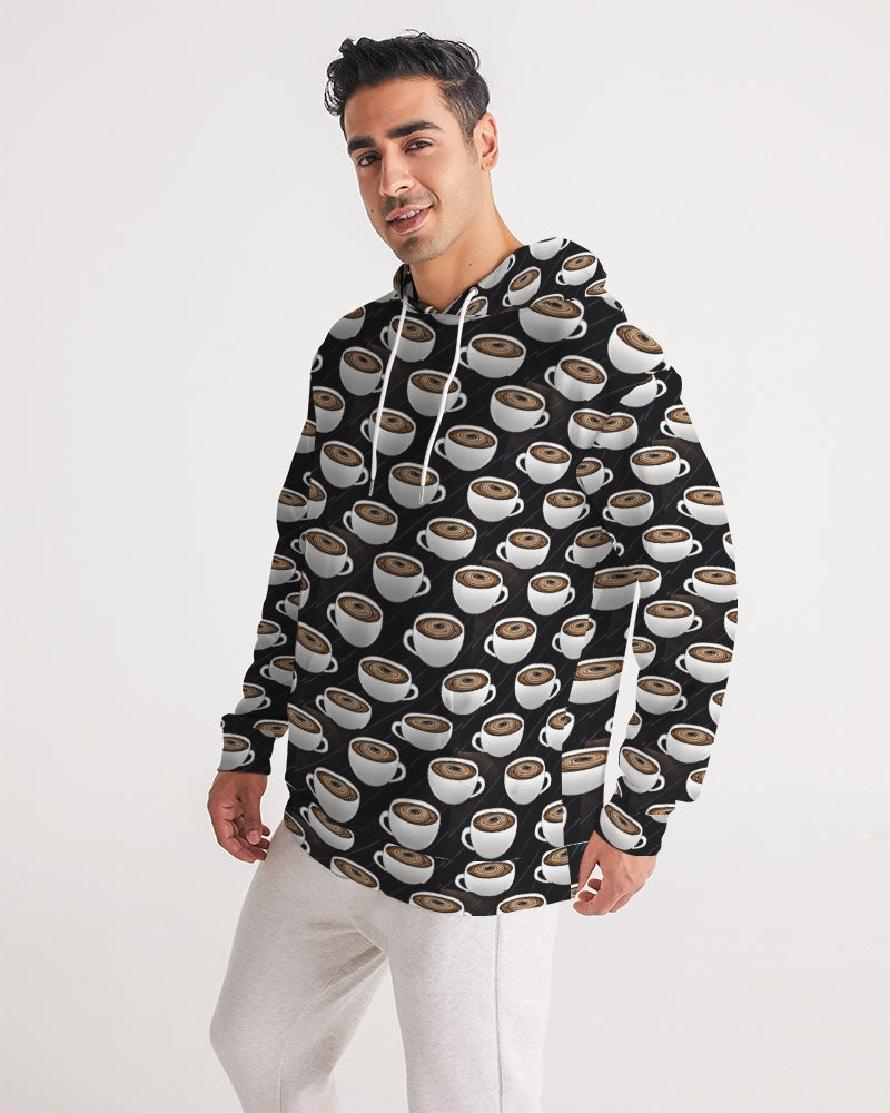 Coffee Pattern Men's All-Over Print Hoodie