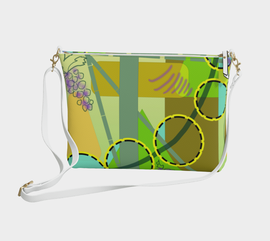 Driving To Get Fruit Vegan Crossbody Purse