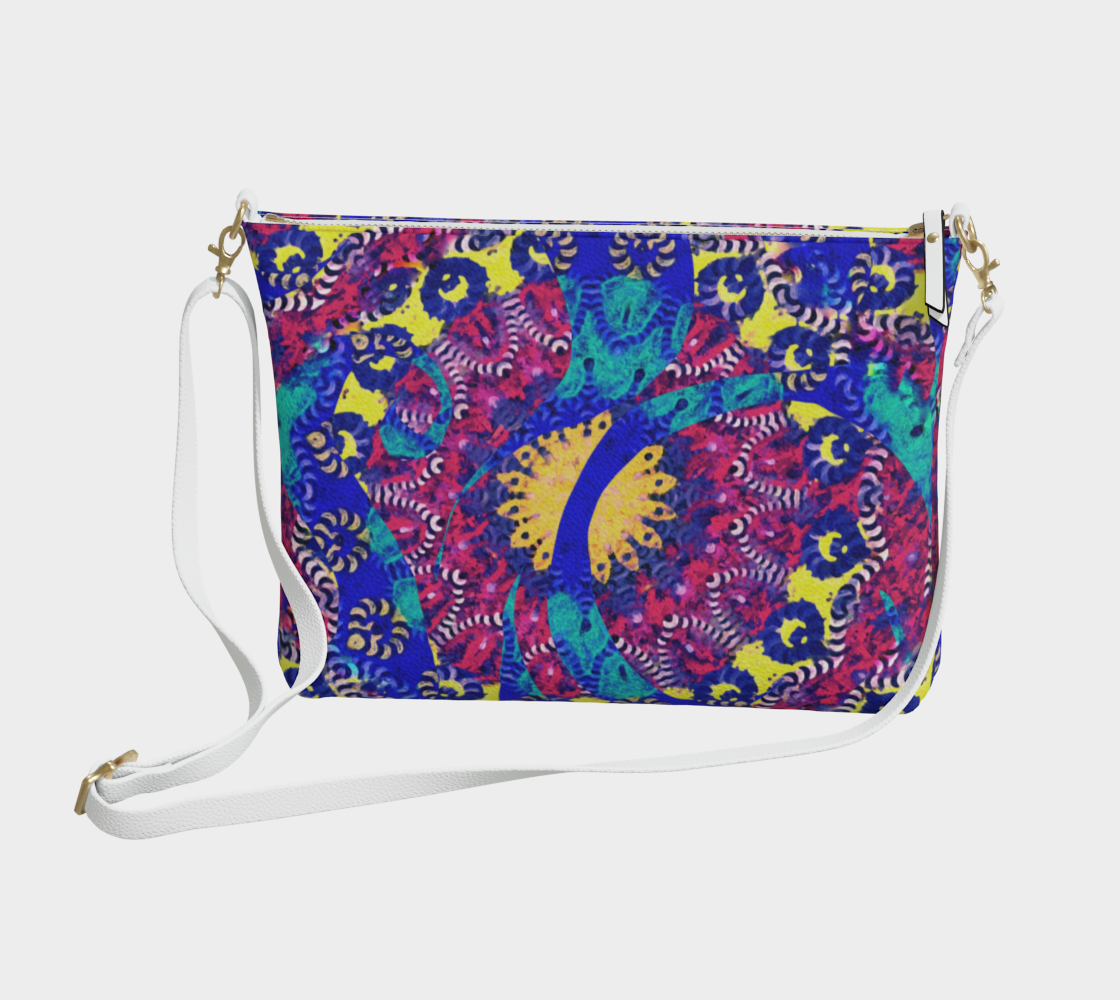 Caribbean Grafiti Vegan Crossbody Purse