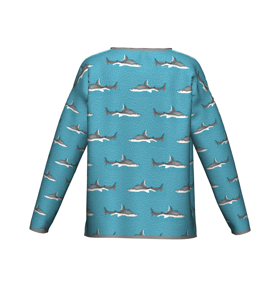 Sharks Pattern Sweater