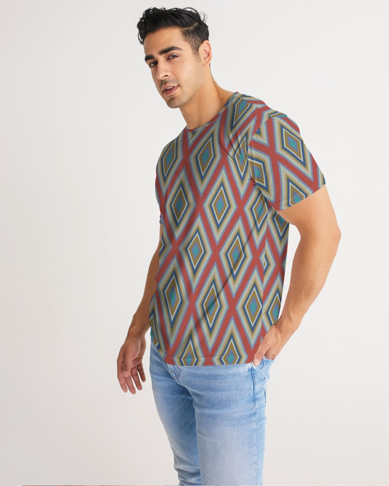 Colorful Diamonds Variation 3 Men's All-Over Print Tee