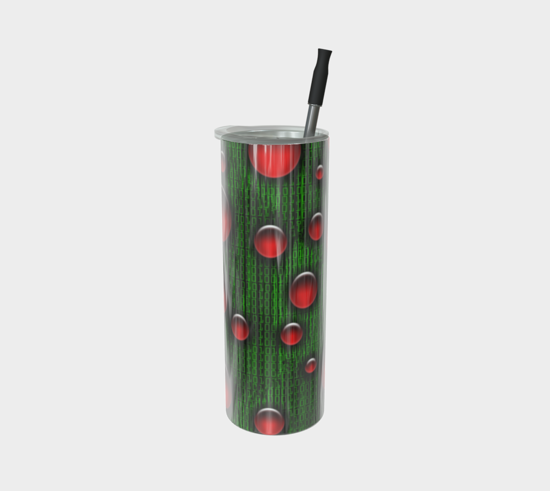 Binary Christmas Stainless Steel Tumbler