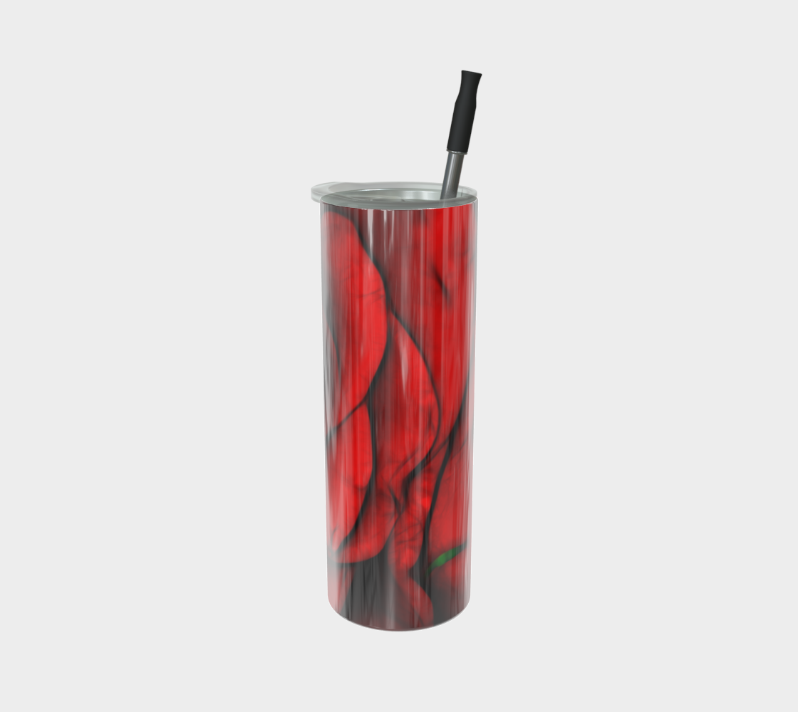 Reddest Rose Stainless Steel Tumbler