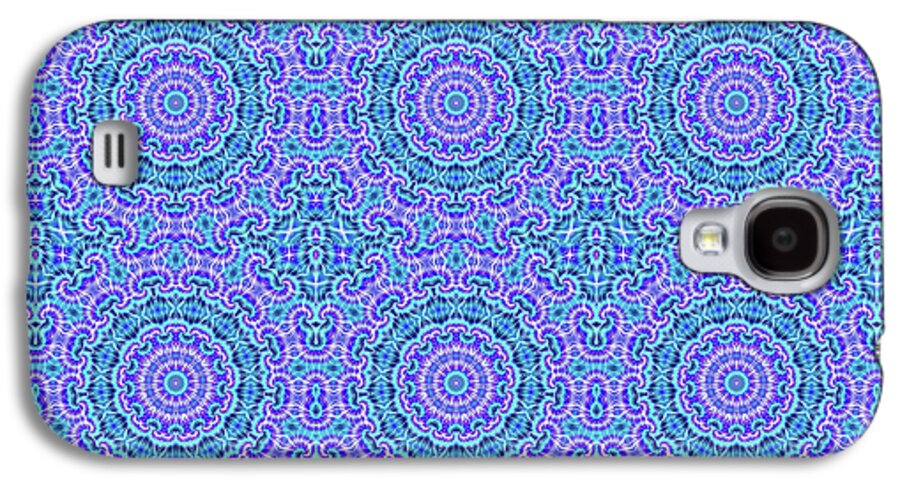 Blue and Purple Tie Dye Kaleidoscope - Phone Case