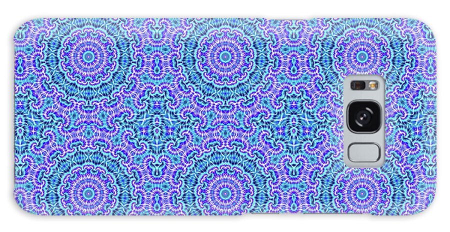 Blue and Purple Tie Dye Kaleidoscope - Phone Case