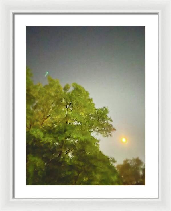 Blue Moon August 2024 - Framed Print