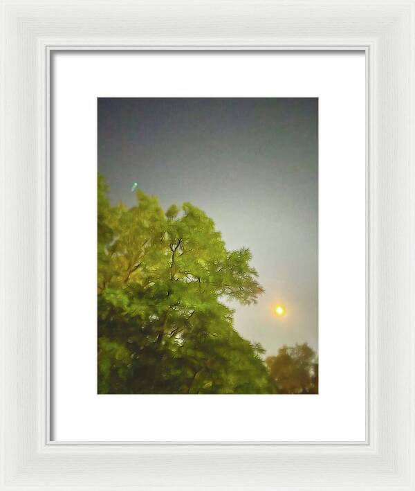 Blue Moon August 2024 - Framed Print