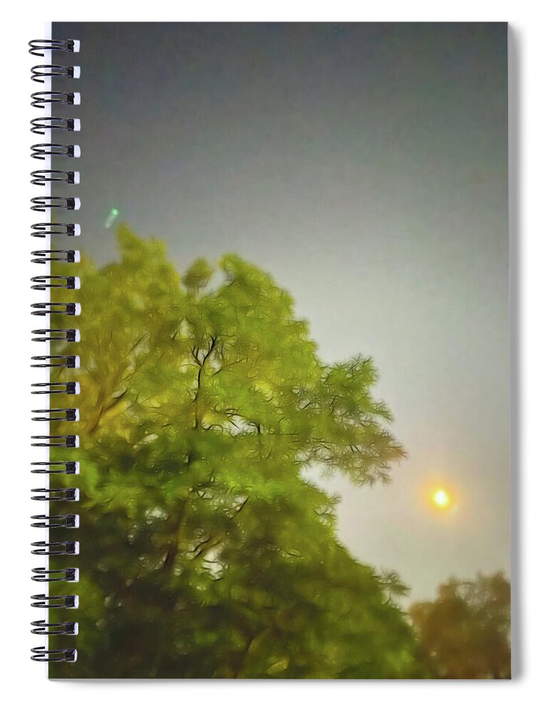 Blue Moon August 2024 - Spiral Notebook