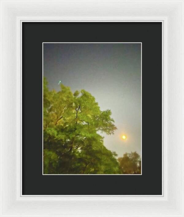 Blue Moon August 2024 - Framed Print