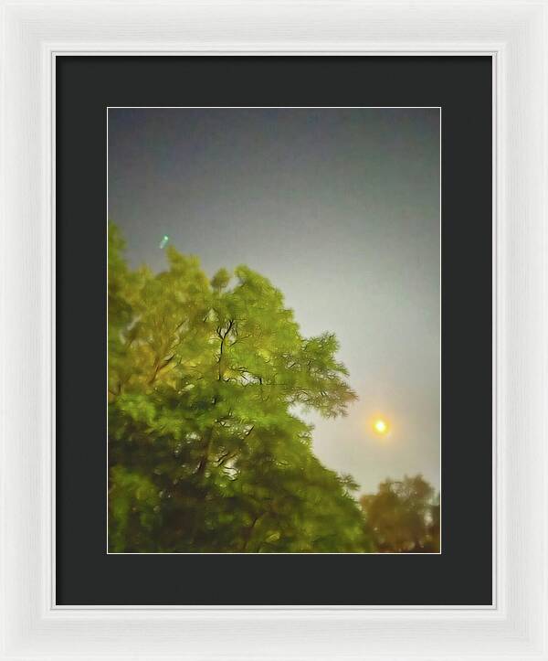 Blue Moon August 2024 - Framed Print