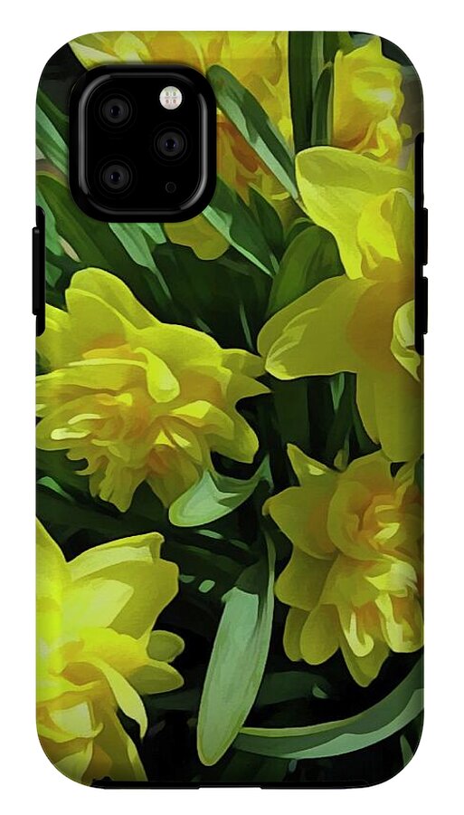 Bright Yellow Daffodils - Phone Case