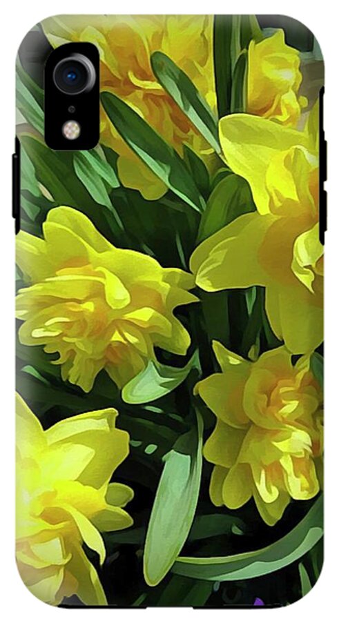 Bright Yellow Daffodils - Phone Case