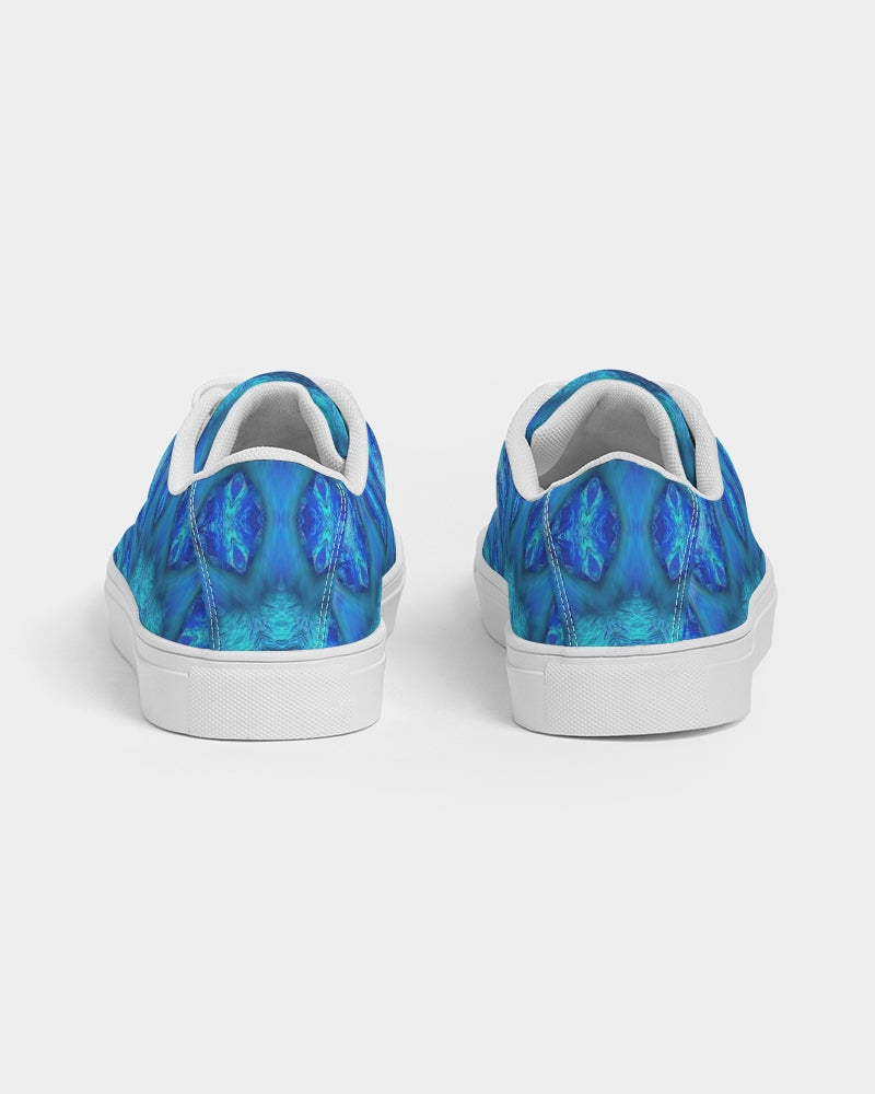 Blue Ocean Kaleidoscope Women's Faux-Leather Sneaker