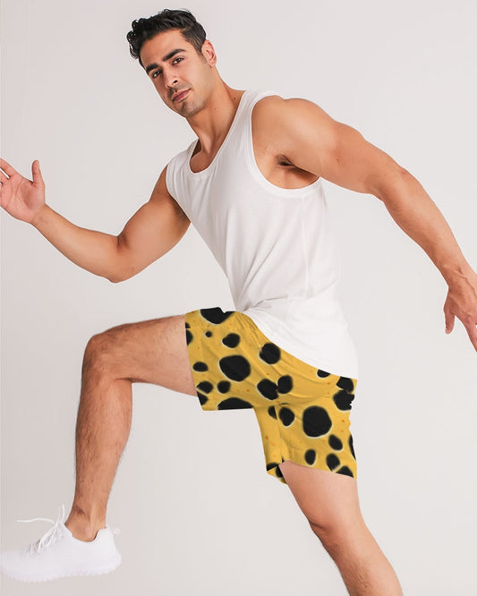 Cheese Men's All-Over Print Jogger Shorts