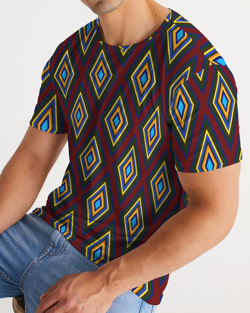 Colorful Diamonds Men's All-Over Print Tee