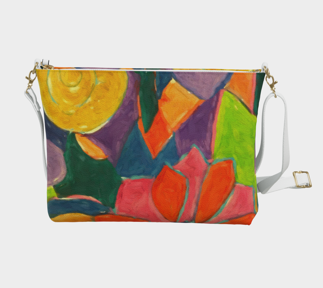 Afternoon Dreams Of Spring Vegan Crossbody Purse