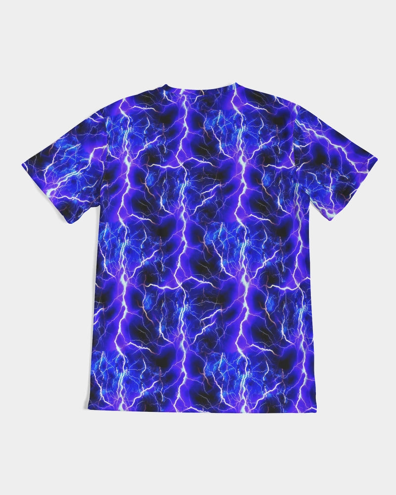 Blue Lightning Men's All-Over Print Tee