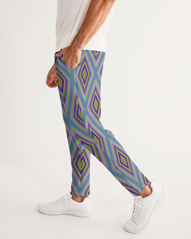 Colorful diamonds Variation 2 Men's All-Over Print Joggers