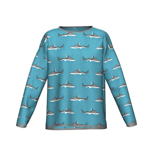 Sharks Pattern Sweater