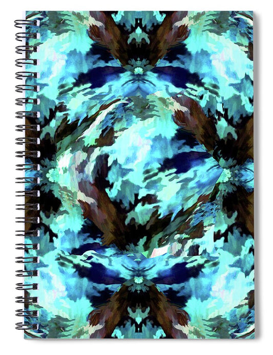 Camo Blue - Spiral Notebook