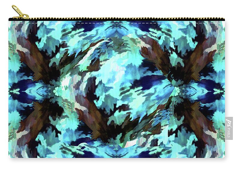 Camo Blue - Zip Pouch