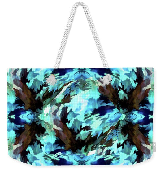 Camo Blue - Weekender Tote Bag