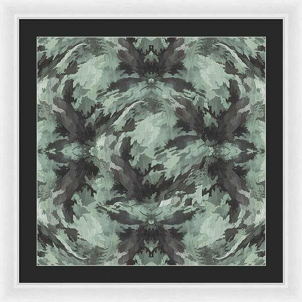 Camo Green - Framed Print