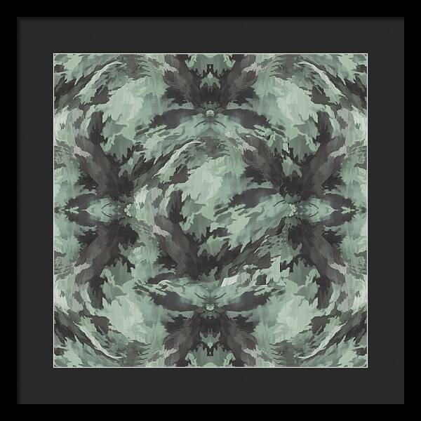 Camo Green - Framed Print