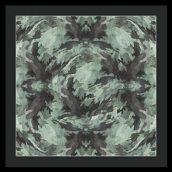 Camo Green - Framed Print