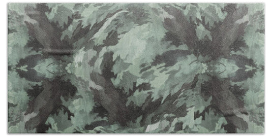 Camo Green - Bath Towel