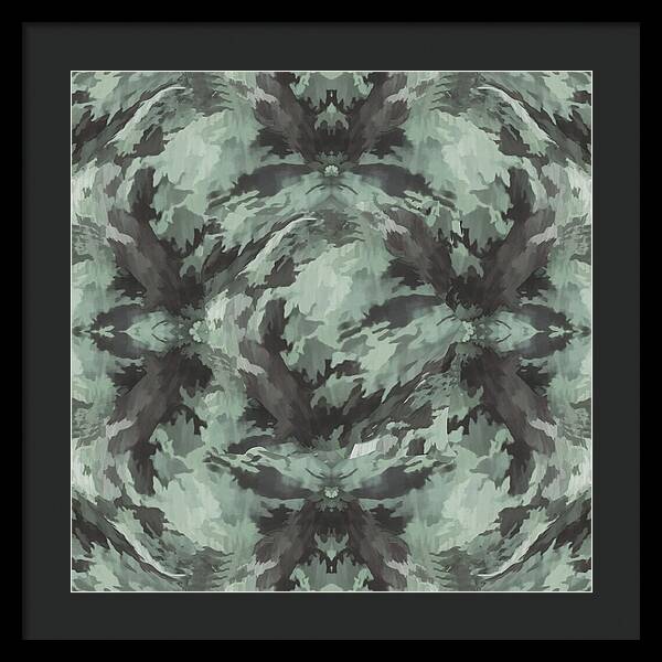 Camo Green - Framed Print