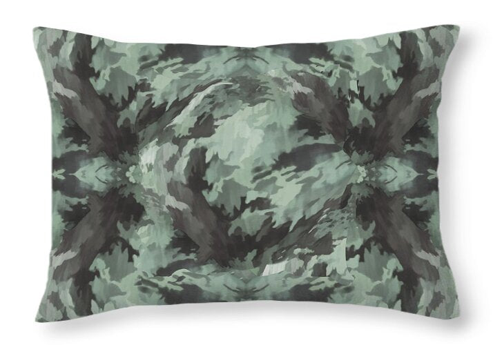 Camo Green - Throw Pillow