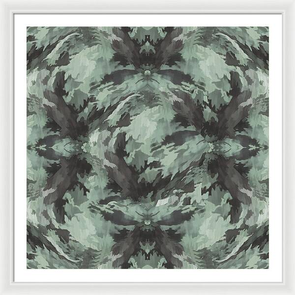 Camo Green - Framed Print