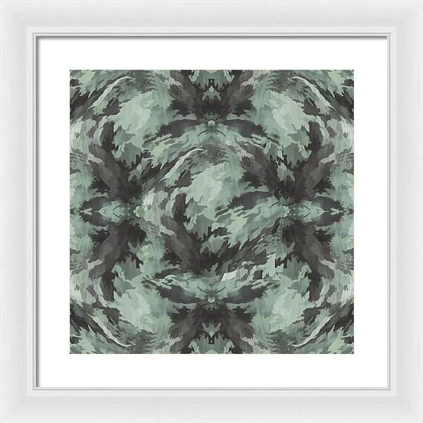 Camo Green - Framed Print