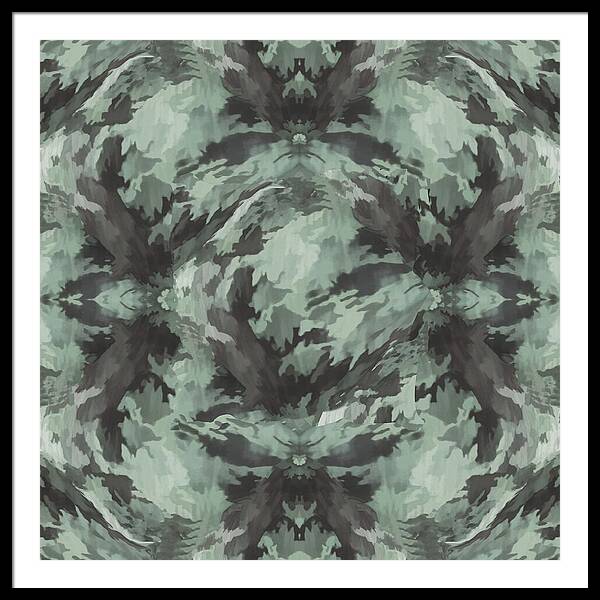 Camo Green - Framed Print