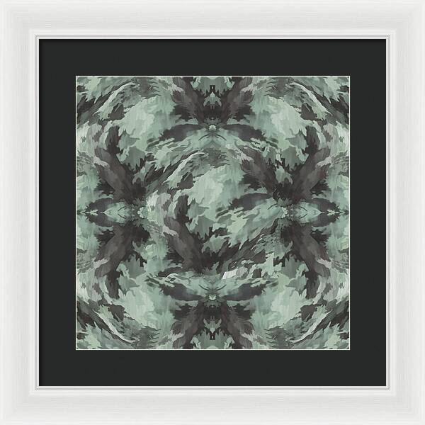 Camo Green - Framed Print