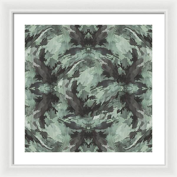 Camo Green - Framed Print