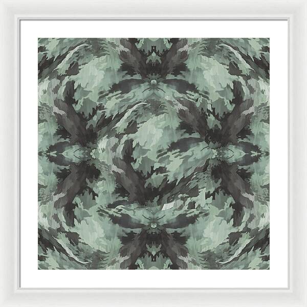 Camo Green - Framed Print